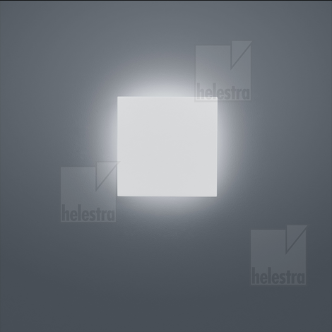 Helestra AIR  wall luminaire aluminium mat white
