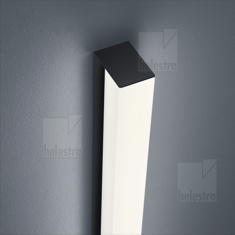 Helestra LADO wall/ceiling-luminaire aluminium mat black