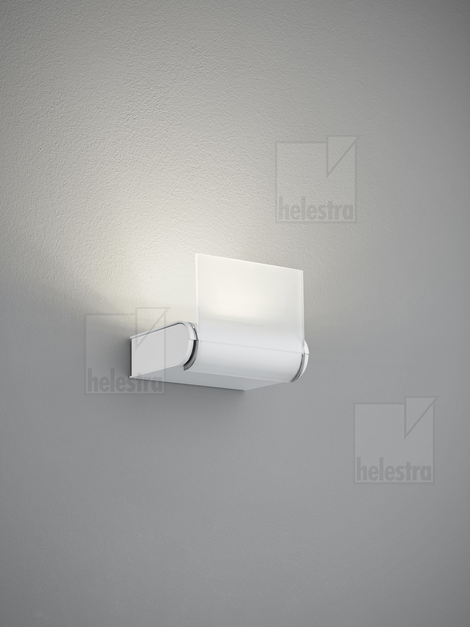 Helestra DAYO  wall luminaire steel mat white