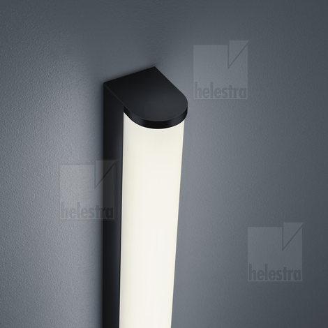 Helestra PONTO  wall luminaire aluminium mat black