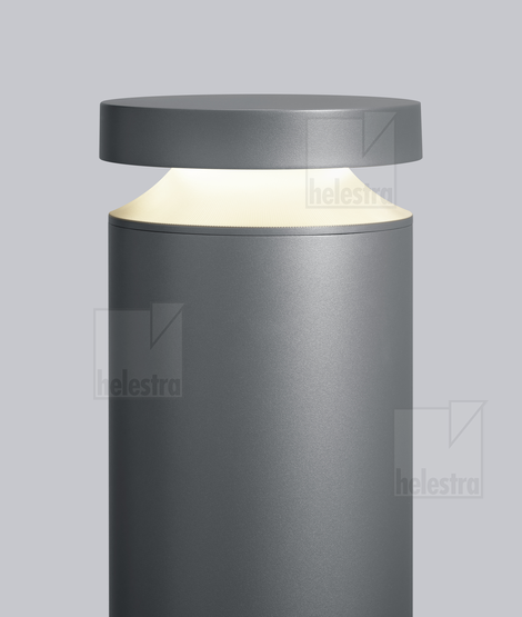 Helestra BICA  bollard luminaire cast aluminium graphite